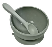 Silicone Suction Bowl and Spoon - My Eco Tot 