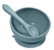Silicone Suction Bowl and Spoon - My Eco Tot 