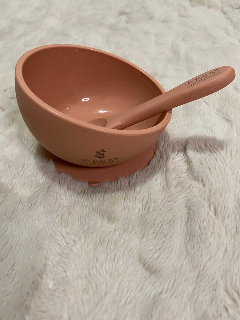 Silicone Suction Bowl and Spoon