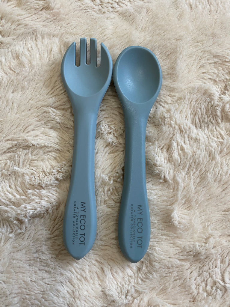 Silicone Fork Spoon Set - BPA Free