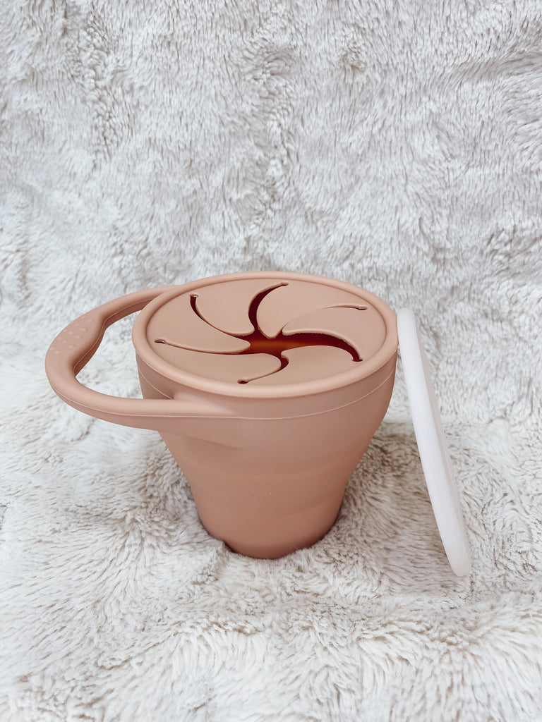 Silicone Snack Cup in Stone