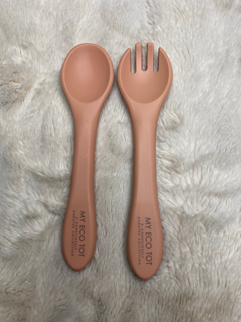 Silicone Fork Spoon Set - BPA Free